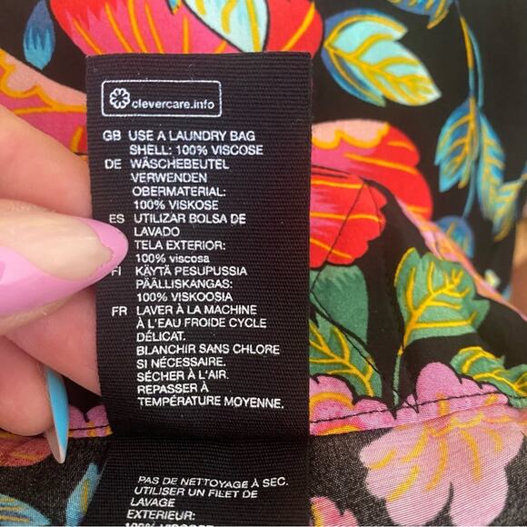 & Other Stories Peony Print Trousers - Picture 4 of 9